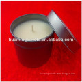 scented candle in tin box